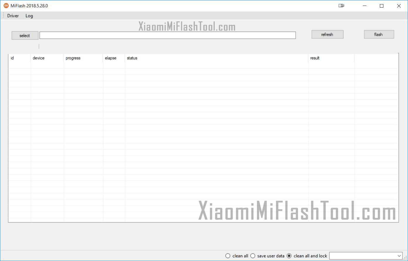 MiFlash 2018.5.28.0 - Xiaomi Mi Flash Tool 20180528
