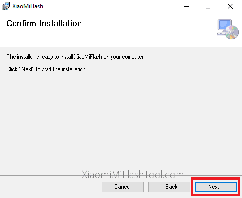 XiaoMiFlash confirm installation - How to Install Xiaomi Flash Tool